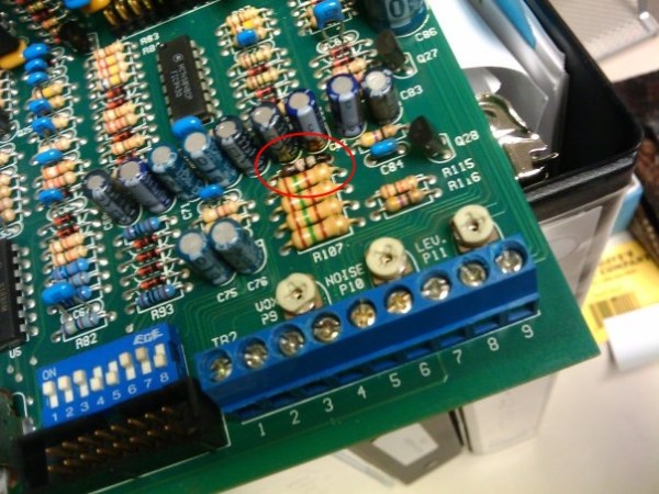 aiphone amp burned