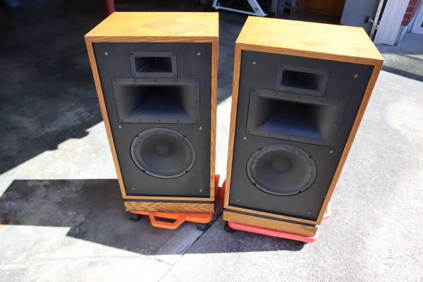 Klipsch Quartet Speakers Oak Color