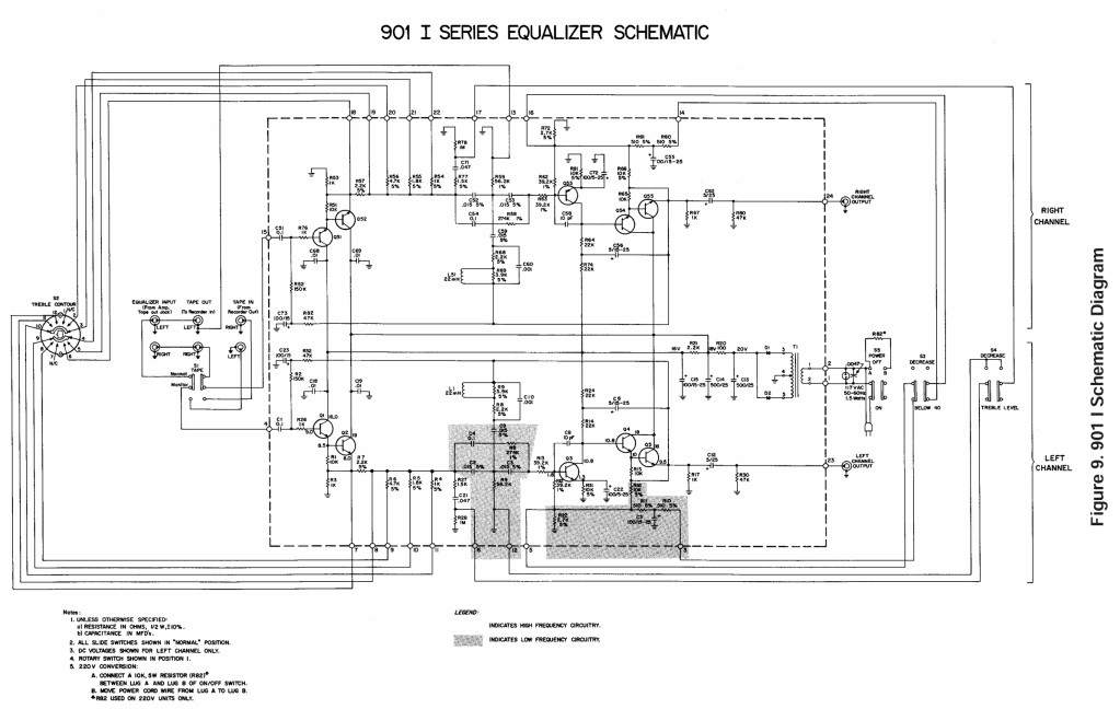 The schematic for the Series I mass production model taken from the service manual.
