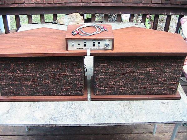 Vintage Bose 901 Speakers with Bose Equalizer